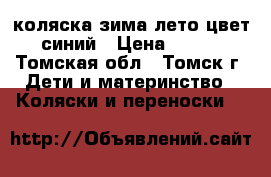 коляска зима_лето цвет синий › Цена ­ 500 - Томская обл., Томск г. Дети и материнство » Коляски и переноски   